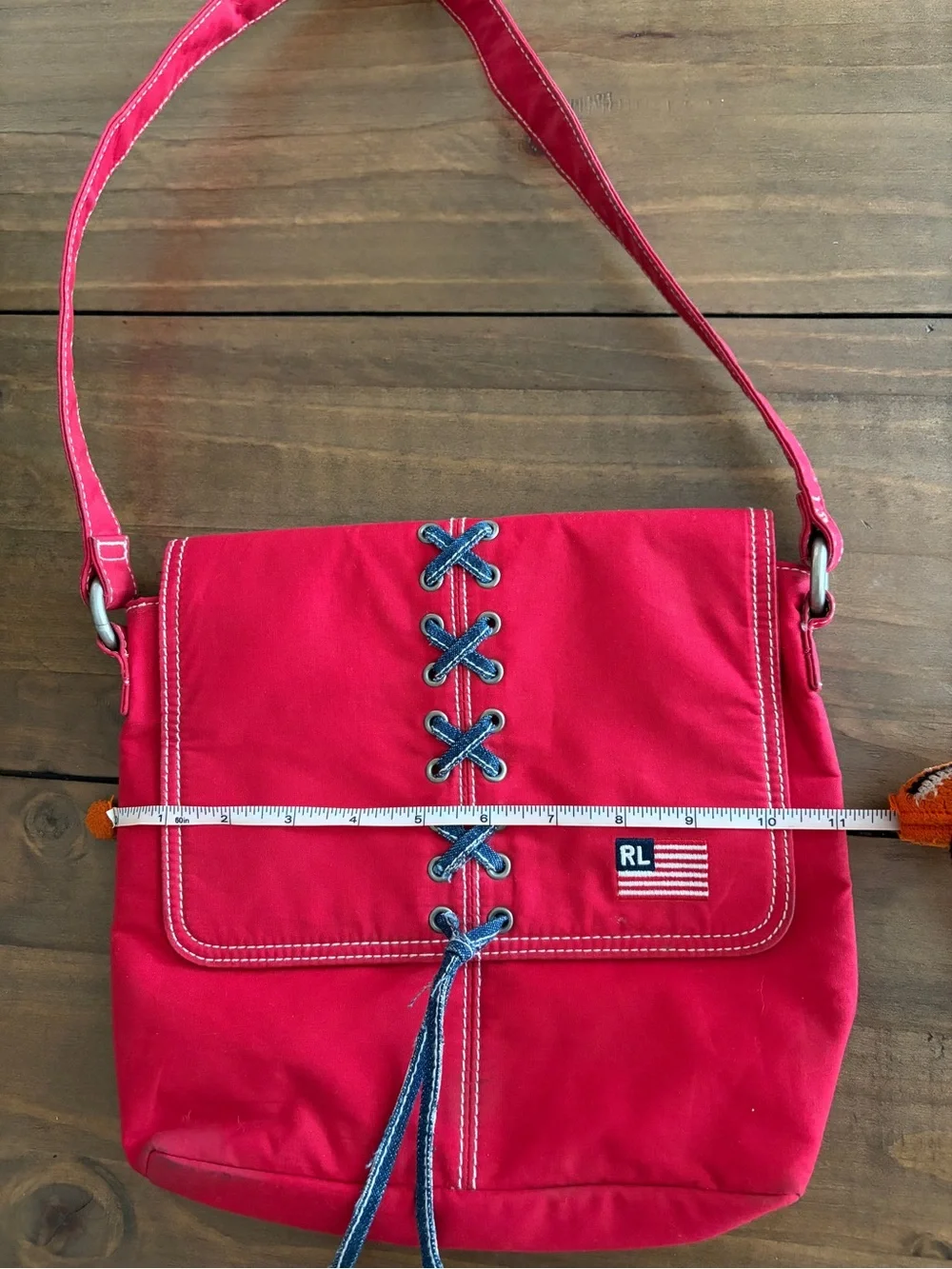 Vintage Lauren Ralph Lauren Y2K Nylon Shoulder Bag RARE